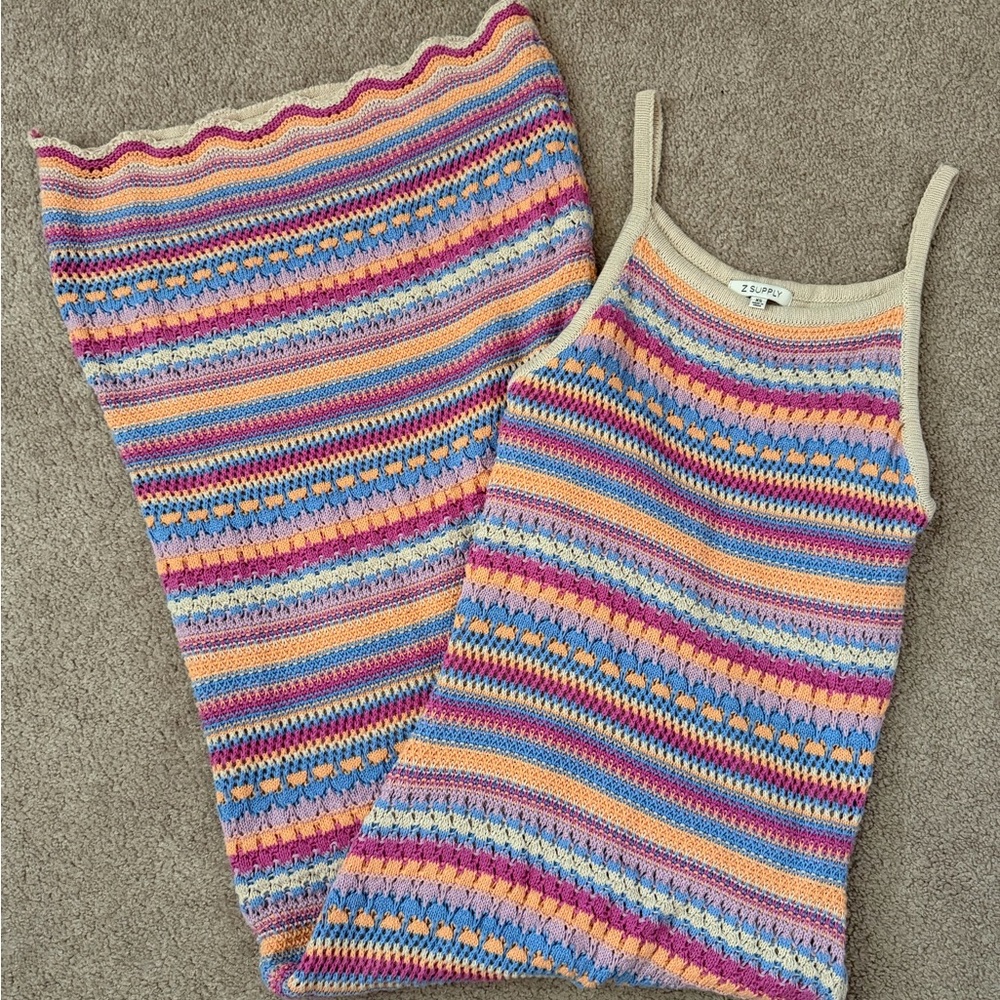 Z Supply Santa Cruz Stripe Midi Dress